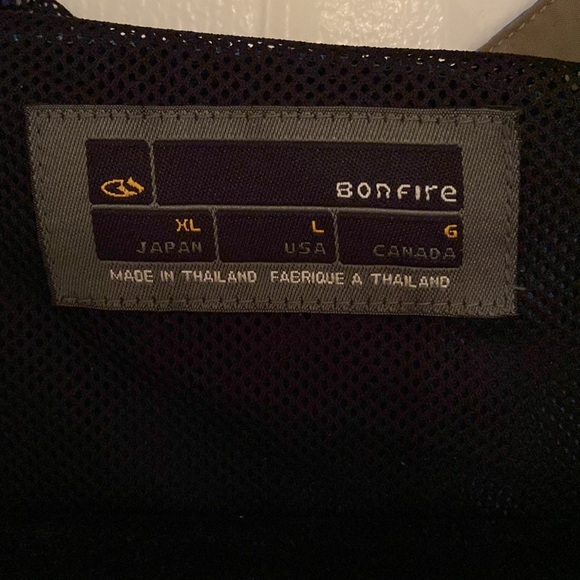 Bonfire  snowboard jacket w/ mesh lining, hood & pockets 🩵 - Picture 3 of 9